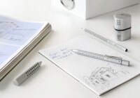 FABER-CASTELL Radiergummi GRIP 2001 grau, 1 St.