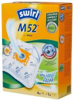 swirl® MicroPor® Plus M 52 Staubsaugerbeutel, 4 St.
