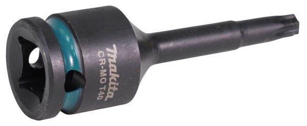 makita Impact Black 1/2" Torx Steckschlüsseleinsatz Größe: T40 Länge: 78,0 mm