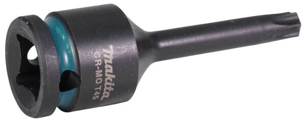 makita Impact Black 1/2" Torx Steckschlüsseleinsatz Größe: T45 Länge: 78,0 mm