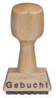 Textstempel "Gebucht" ohne Logo, 1 St.
