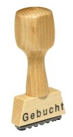 Textstempel "Gebucht" ohne Logo, 1 St.
