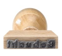 Textstempel "Gebucht" ohne Logo, 1 St.
