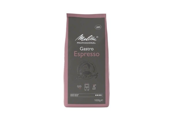 Melitta Gastronomie Espressobohnen, Arabicabohnen kräftig, 1 kg