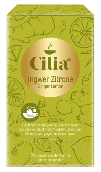 Cilia Ingwer-Zitrone Tee 20 Portionen