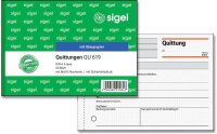 SIGEL Quittung, MwSt. separat ausgewiesen Formularbuch...
