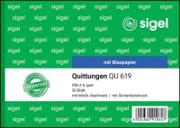 SIGEL Quittung, MwSt. separat ausgewiesen Formularbuch QU619, 1 St.