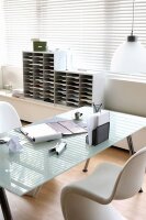 PAPERFLOW Sortierstation anthrazit mit 36 Fächern