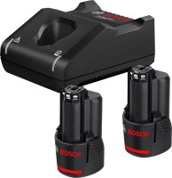 BOSCH Professional GWB 12V-10 Akku-Winkelbohrschrauber 12,0 V, mit 2 Akkus