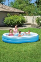 Bestway® Planschbecken Family Pool Lagune 544,0 l blau 262,0 x 157,0 x 46,0  cm  ( 54117 )