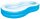 Bestway® Planschbecken Family Pool Lagune 544,0 l blau 262,0 x 157,0 x 46,0  cm  ( 54117 )