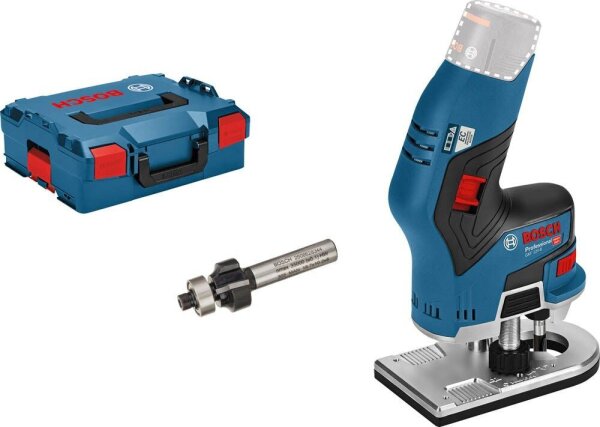 BOSCH Professional GKF 12V-8 Akku-Kantenfräse-Set 12,0 V, ohne Akku