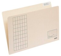 LEITZ Einstellmappen 2433 DIN A4 chamois, 100 St.