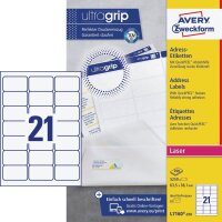 AVERY Zweckform Etiketten weiß 63,5 x 38,1 mm, 250...
