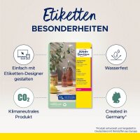 AVERY Zweckform Folienetiketten transparent 210,0 x 297,0 mm, 25 Blatt