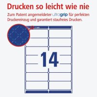 AVERY Zweckform Etiketten weiß 99,1 x 38,1 mm, 250...