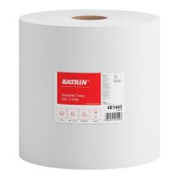 KATRIN Putztuchrolle Basic XXL 3 1000 3-lagig weiß,...
