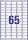 AVERY Zweckform Etiketten transparent 38,1 x 21,2 mm, 25 Blatt