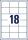 AVERY Zweckform Etiketten weiß 64,0 x 45,0 mm, 100 Blatt