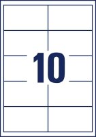 AVERY Zweckform Etiketten weiß 97,0 x 55,0 mm, 100 Blatt