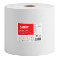 KATRIN Putztuchrollen Basic L2 1000 2-lagig weiß,...