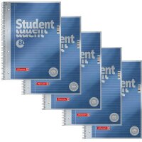 BRUNNEN Collegeblöcke Student Premium liniert DIN A4...