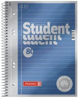 BRUNNEN Collegeblöcke Student Premium Kleinformat...