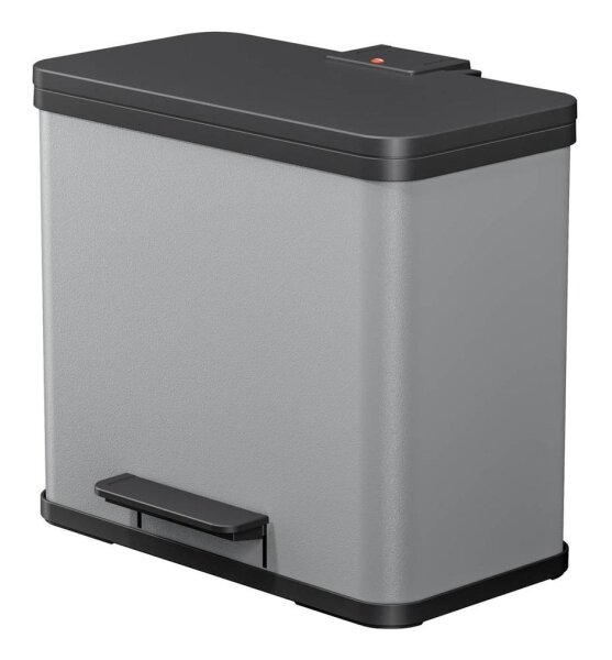 Hailo Öko trio Plus L Mülleimer 27,0 l silber, 1 St.