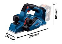 BOSCH Professional GHO 18V-26 Akku-Hobel 18,0 V, ohne Akku
