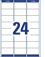 AVERY Zweckform Etiketten weiß 63,5 x 33,9 mm, 100 Blatt