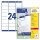 AVERY Zweckform Etiketten weiß 63,5 x 33,9 mm, 100 Blatt