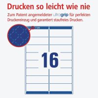 AVERY Zweckform Etiketten weiß 99,1 x 33,9 mm, 100 Blatt