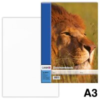 LANDRÉ® Zeichenblock DIN A3 100 g/qm, 10...