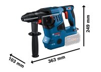 BOSCH Professional GBH 18V-28C Akku-Bohrhammer-Set 18 V, ohne Akku