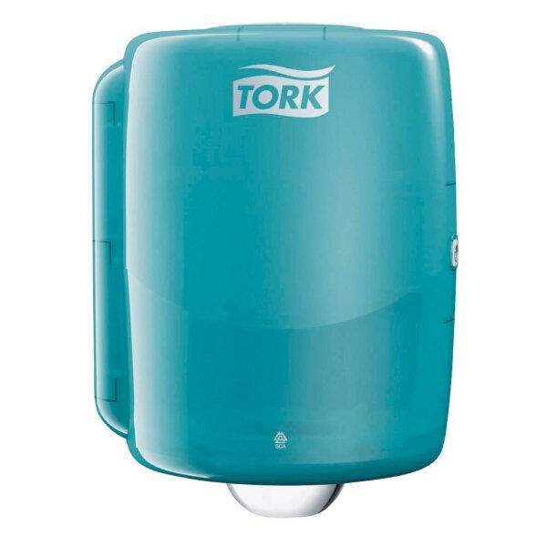 TORK Papierhandtuchspender Performance W2 Maxi 653000 türkis Kunststoff, 1 St.