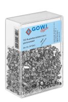 Gowi Musterbeutelklammern Rundkopf, 1.000 St.