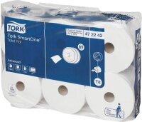 TORK Jumbo-Toilettenpapier SmartOne® T8 2-lagig, 6...