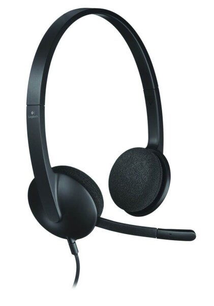 Logitech H340 USB-Headset schwarz