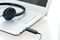 Logitech H340 USB-Headset schwarz