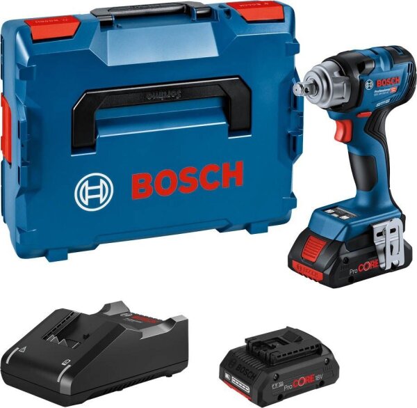BOSCH Professional GDS 18V-330 HC Akku-Schlagbohrschrauber-Set 18,0 V, mit 2 Akkus