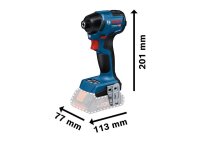 BOSCH Professional GDR 18V-220 C Akku-Schlagbohrschrauber...