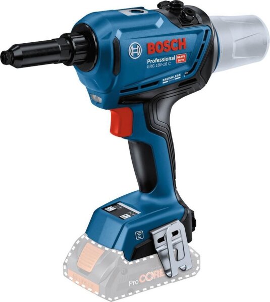 BOSCH Professional GRG 18V-16 C Akku-Nietpistole 18,0 V, ohne Akku