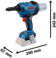 BOSCH Professional GRG 18V-16 C Akku-Nietpistole 18,0 V,...