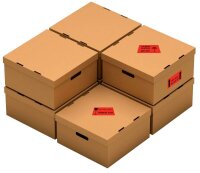 EICHNER Warnetiketten rot »Vor Nässe...