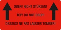 EICHNER Warnetiketten rot »Oben! Nicht...