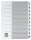 dots Ordnerregister Mylar DIN A4 Vollformat 1-10 weiß 10-teilig, 1 Satz