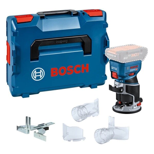 BOSCH Professional GKF 18V-8 Akku-Kantenfräse-Set 18,0 V, ohne Akku