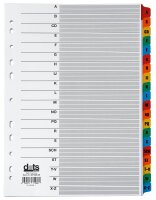 dots Ordnerregister Mylar DIN A4 Vollformat A-Z farbig...