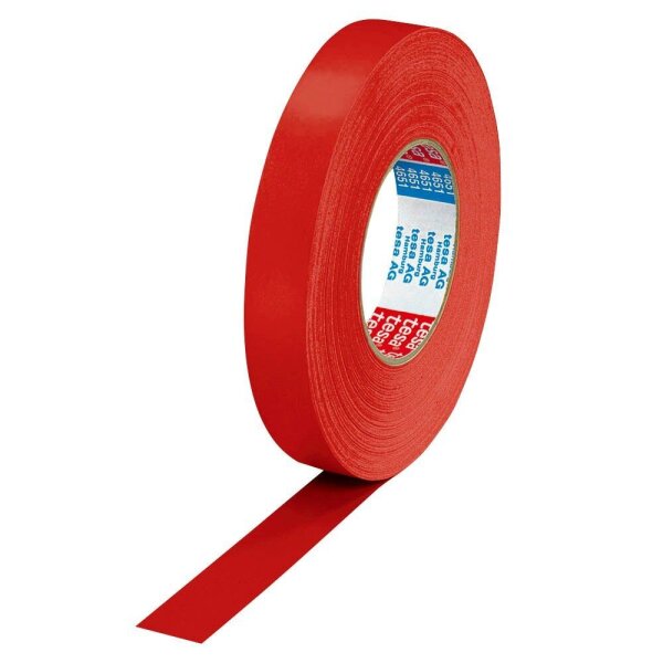 tesa extra Power® Perfect Gewebeband rot 25,0 mm x 50,0 m 1 Rolle