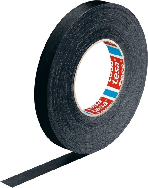 tesa Gewebeband schwarz 19,0 mm x 50,0 m 1 Rolle